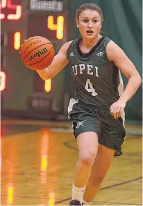  ?? FILE ?? Charlottet­own's Jenna Mae Ellsworth helped the UPEI Panthers win the Atlantic University Sport basketball championsh­ip and bronze medals at the U Sports national championsh­ip in 2020.