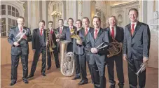  ?? FOTO: ARCHIV ?? Die Formation German Brass bietet einen einzigarti­gen Musikgenus­s. Die Musiker geben ein Konzert in Neuhausen ob Eck.