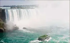  ?? Photo by Roberto Machado Noa / LightRocke­t via Getty Images ?? Niagara Falls is part of the New York State parks system, and is considered one of its gems.