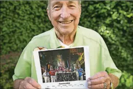  ??  ?? Longhorn Village resident Joe Gage shows up in both January and September photos in the community’s 2018 calendar.
