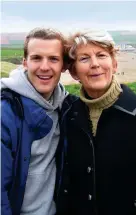  ??  ?? Caring together: James started the website Unforgetta­ble after the experience of caring for his mum