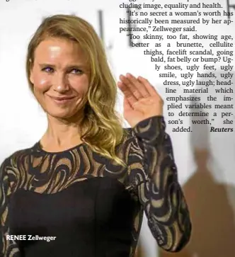  ??  ?? RENEE Zellweger