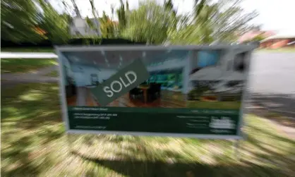  ?? Photograph: Lukas Coch/AAP ?? ‘What had up till now been a home owner-driven price surge, is once again becoming affected by investors realising that with such strong price growth the time is ripe to get into the market.’