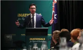  ?? Photograph: Jane Dempster/AAP ?? David Littleprou­d may have said the Nationals won’t support an Indigenous voice to parliament, but regional Australian­s say they can make up their own minds.