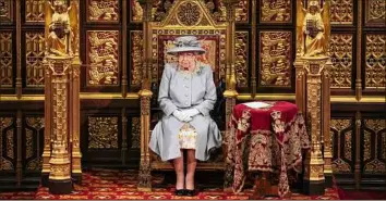  ?? Chris Jackson / Associated Press ?? Buckingham Palace says Queen Elizabeth II, 96, will not attend the opening of Parliament on Tuesday amid ongoing mobility issues.