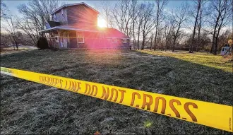  ?? NICK GRAHAM / STAFF ?? A father and his two children, both students in the Preble Shawnee school district, were found dead Monday when deputies conducted a welfare check at their Greenbush Road residence.