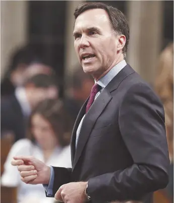  ?? - Archives ?? Le ministre canadien des Finances, Bill Morneau.