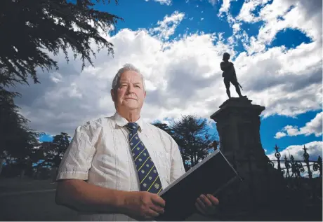  ?? Picture: RICHARD JUPE ?? IT’S TIME: Tasmanian historian Reg Watson believes the state would be better off it cut ties with the Commonweal­th.