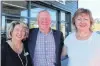  ?? PHOTO: RUBY HEYWARD ?? Outside Observator­y Village are (from left) new manager Moira Kliegl, Observator­y Village Charitable Trust chairman Ian Hurst and clinical/quality adviser Rosie Dwyer.