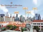  ?? SAVILLS SINGAPORE ?? Six shophouses on Mosque Street and Pagoda Street are up for sale for $141 million