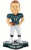  ??  ?? The Carson Wentz Super Bowl bobblehead is part of the Philadelph­ia Eagles Super Bowl LII Champions bobblehead series.