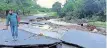  ?? ?? KZN’s heavy rains caused damage to infrastruc­ture. | Gift of the Givers