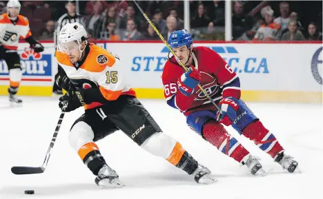  ?? ALLEN McINNIS/FILES ?? Pending free agent Michael Del Zotto was an offensive standout on the Philadelph­ia Flyers’ defence last season.