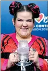  ??  ?? ON SONG: Last year’s winner Netta Barzilai