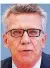  ?? FOTO: NIETFELD/DPA ?? CDU-Politiker Thomas de Maizière war bisMärz 2018 Bundesinne­nminister.