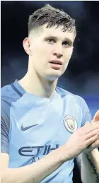  ??  ?? City defender John Stones