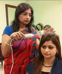  ??  ?? at neeta’s Herbal, customers can seek treatment for their hair problems and attain healthy, lustrous hair.