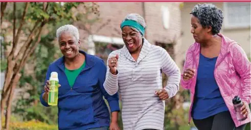  ??  ?? A sedentary lifestyle increases women’s risk of cardiovasc­ular diseases such as heart disease and stroke. Reduce the risk by staying active.