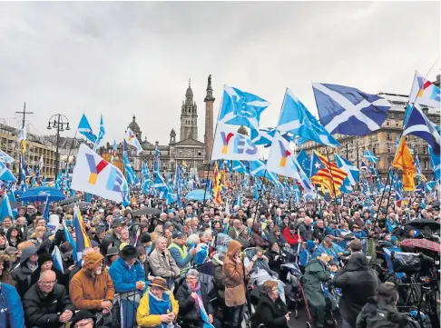  ??  ?? REFERENDUM PUSH: SNP finance secretary says Scotland’s finances are engineered to be reliant on the UK Treasury.