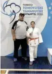  ??  ?? La pequeña judoca ya consiguió su primera corona nacional con sólo 9 años de edad.