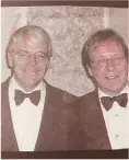  ??  ?? John Major and Stephen Day