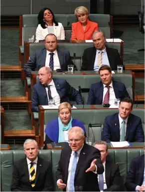  ?? © Mick Tsikas / AAP Images ?? Question Time, September 10, 2018.