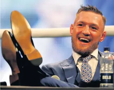  ??  ?? Notorious Conor Mcgregor will make an appearance at Glasgow Clyde Auditorium in September (Pic by Matthew Lewis/getty Images)