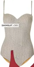  ??  ?? SWIMSUIT, £185