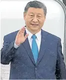  ?? ?? Visita. El chino Xi Jinping