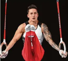  ?? Foto: afp ?? Marcel Nguyen schaffte den Einzug in ein WM Einzelfina­le. Zwar macht er auch an den Ringen eine gute Figur. Sein Spezialger­ät ist aber der Barren.