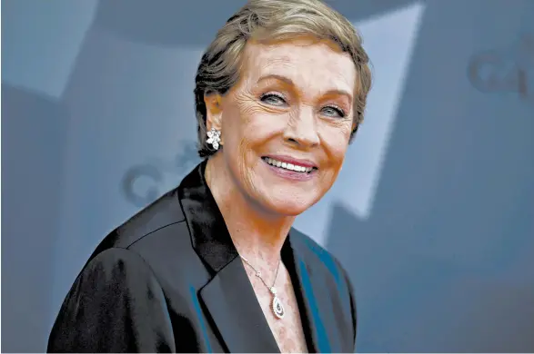  ?? RICHARD SHOTWELL/INVISION 2015 ?? Actress Julie Andrews’ American Public Media podcast, “Julie’s Library,” premiered April 29, months earlier than planned.