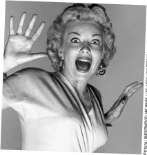  ??  ?? Terrifying: Kathleen Hughes in It Came From Outer Space