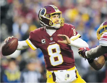  ?? THE ASSOCIATED PRESS FILES ?? Redskins QB Kirk Cousins will earn nearly $24 million this season under the team’s franchise-player designatio­n but his future in Washington beyond the 2017 season is in doubt.