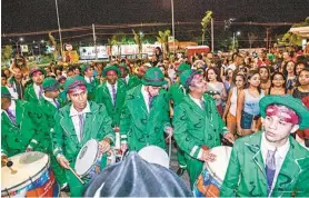  ??  ?? A Inocentes de Belford Roxo vai agitar o Shopping de Nova Iguaçu, dia 13