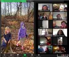  ?? PROVIDED PHOTOS ?? Above, below and at left, Robert C. Parker School in North Greenbush celebrated a virtual grandparen­ts day.