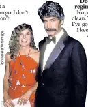  ??  ?? Sam Elliott and Katharine Ross, here in 1981, have been married for more than 30 years.