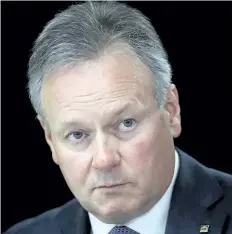  ?? SUPPLIED PHOTO ?? Stephen S. Poloz, Governor of the Bank of Canada