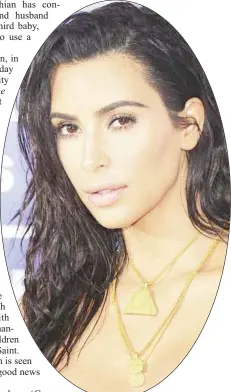  ??  ?? Kim Kardashian