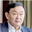  ??  ?? Thaksin Shinawatra