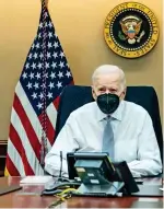  ?? ?? US attack: Joe Biden yesterday