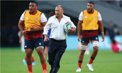  ??  ?? Eddie Jones, the England head coach, said his main concern is about the challenge of France. Photograph: Stu Forster/Getty Images