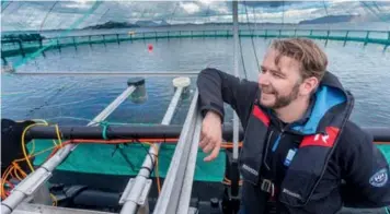  ??  ?? Above: Alf-Gøran Knutsen: making two scholarshi­ps available for women in aquacultur­e