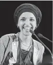  ?? HANNAH FOSLIEN THE ASSOCIATED PRESS ?? Democrat Ilhan Omar wins big, she is the first woman of colour to represent Minnesota in Congress.