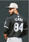  ?? REAVES/GETTY MICHAEL ?? Dylan Cease throws during a spring training workout at Camelback Ranch on Wednesday.