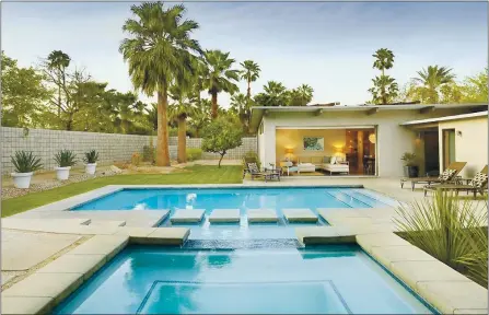  ?? GETTY IMAGES ?? Palm Springs’ sleek architectu­re and design is best experience­d during Modernism Week in February or the Modernism Week Preview, which went virtual this year, streaming architectu­re home tours through November.