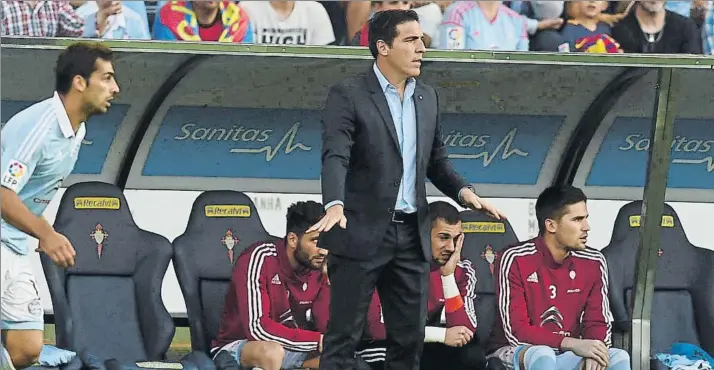  ?? FOTO: MANEL MONTILLA ?? Tres temporadas con su sello en el Celta Berizzo llegó a Vigo y al equipo le costó arrancar, pero poco a poco fueron llegando las victorias, gracias a una propuesta de juego de marcado carácter atacante