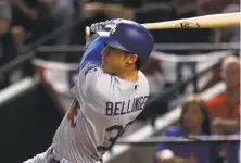  ?? Rick Scuteri / Associated Press ?? The Dodgers’ Cody Bellinger hit a National League rookie-record 39 homers as Los Angeles won the pennant.