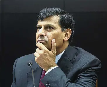  ?? — AP ?? Raghuram: At no point during my term was the RBI asked to make a decision on demonetisa­tion.