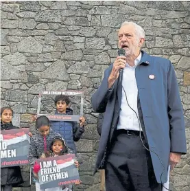  ?? REUTERS ?? Líder. El laborista Corbyn llega a la convención en Liverpool.