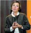  ??  ?? Frances Ouseley Amministra­tore delegato di Easyjet per l’Italia